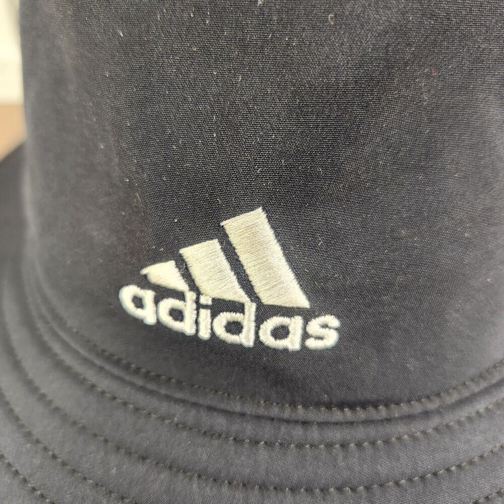 Adidas Aeroready Victory Bucket Hat Black Sun Protection Outdoor One Size Hiking - Picture 2 of 13